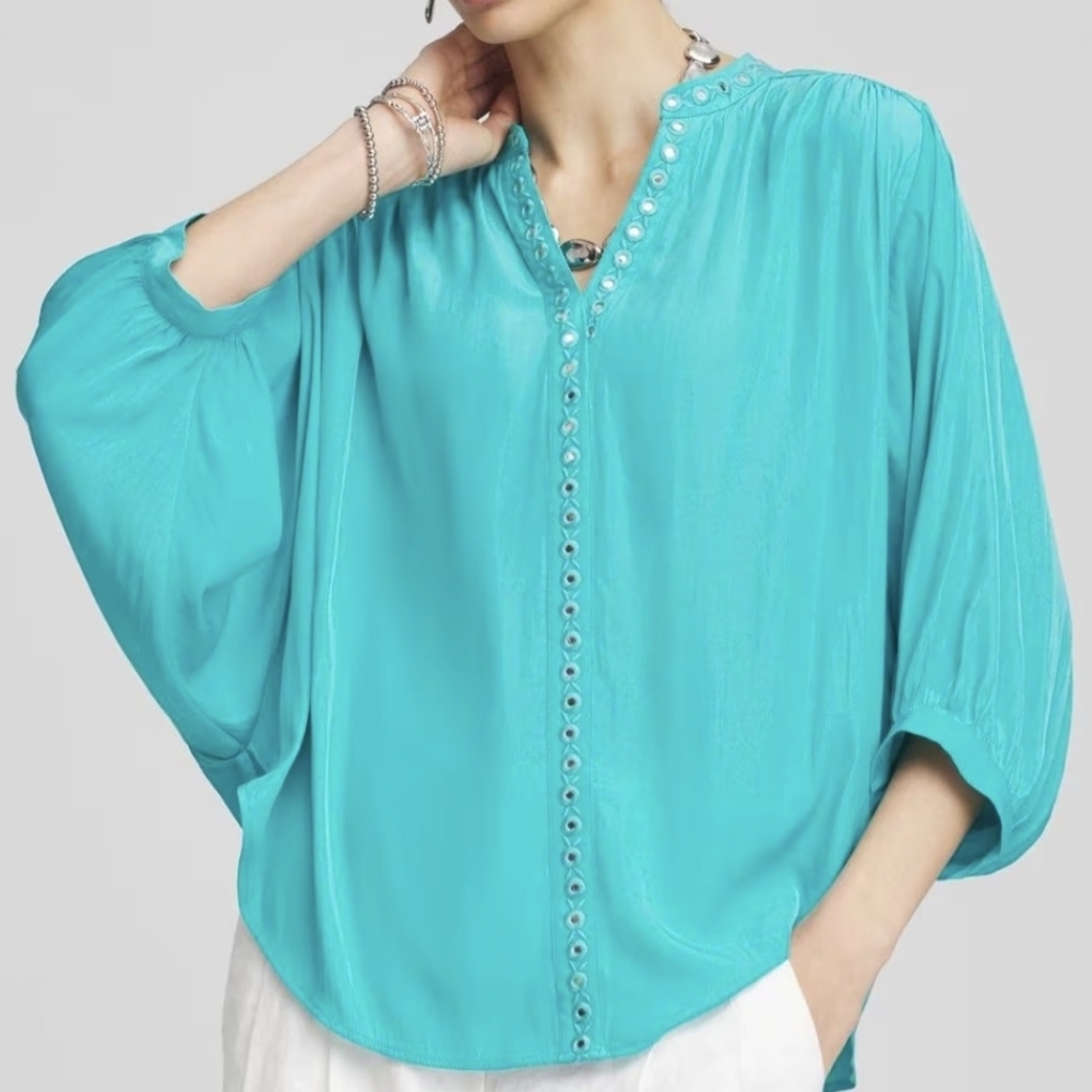 Chico's Batwing Sleeve Top (0)